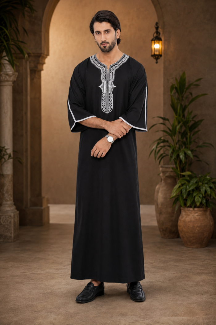 Morrocan Thobe Half Sleeve