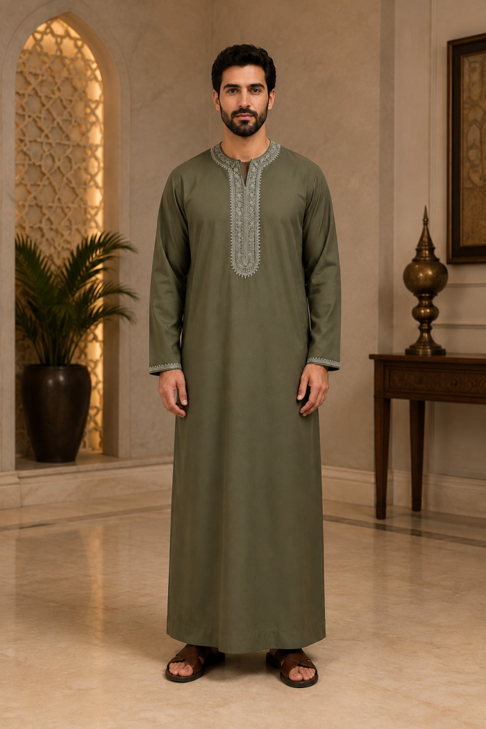 Morrocan Thobe Full Sleeve